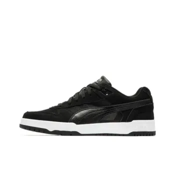 PUMA Anti Slip Wear Resistant Low Top Skateboard Shoes Unisex Black