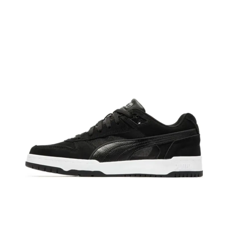 PUMA Anti Slip Wear Resistant Low Top Skateboard Shoes Unisex Black-0