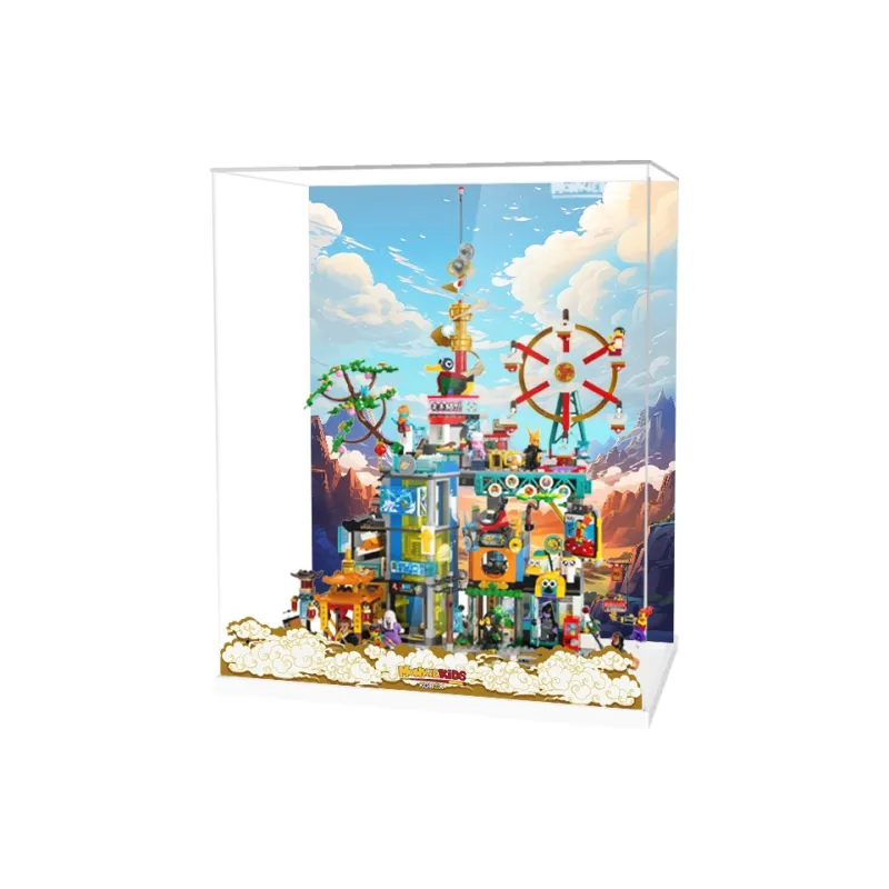 KGBOX Building Block 80054 Ten Thousand Cities Model Accessories-11