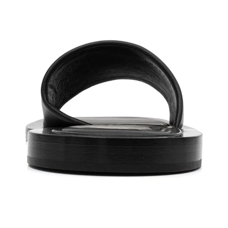Balenciaga Slide Slippers Women's Black-3