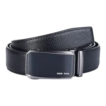 NINE NAIL Leather Belts Men
