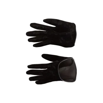 BALMAIN Short Velvet Gloves