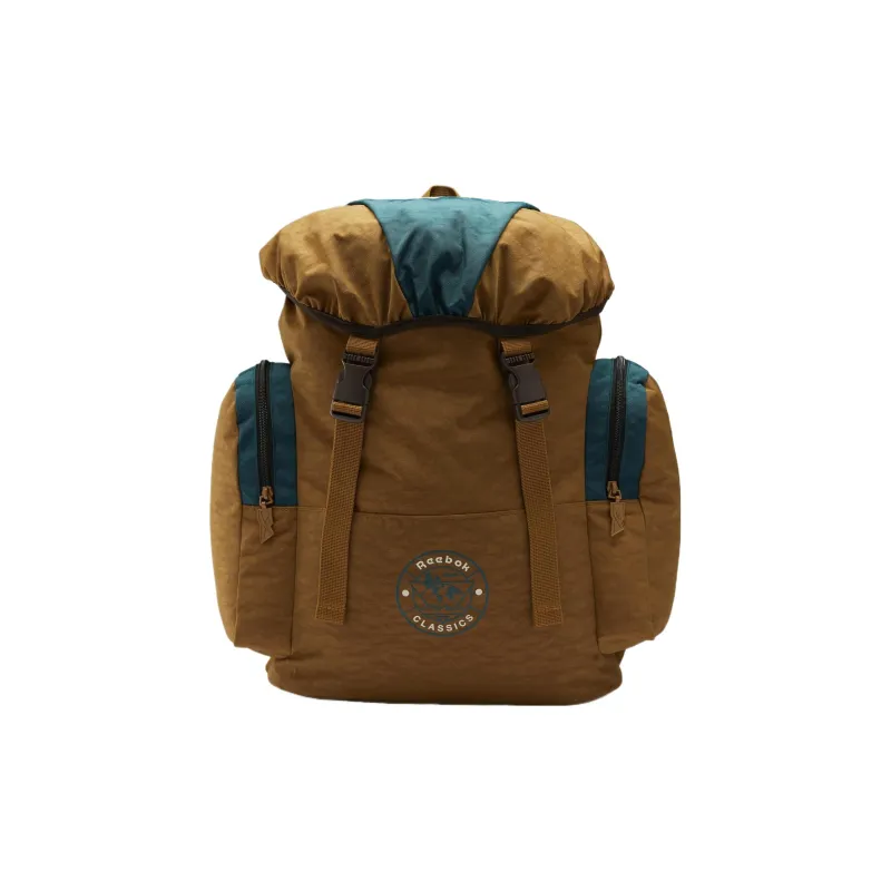 Reebok Recycled Nylon Backpack Unisex Tan-0