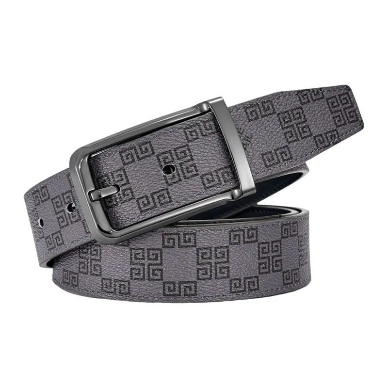 NINE NAIL Leather Belts Men-8