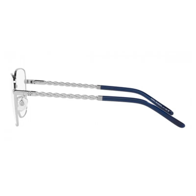 TORY BURCH Metal Square Eyeglass Frames Women's Silver-3