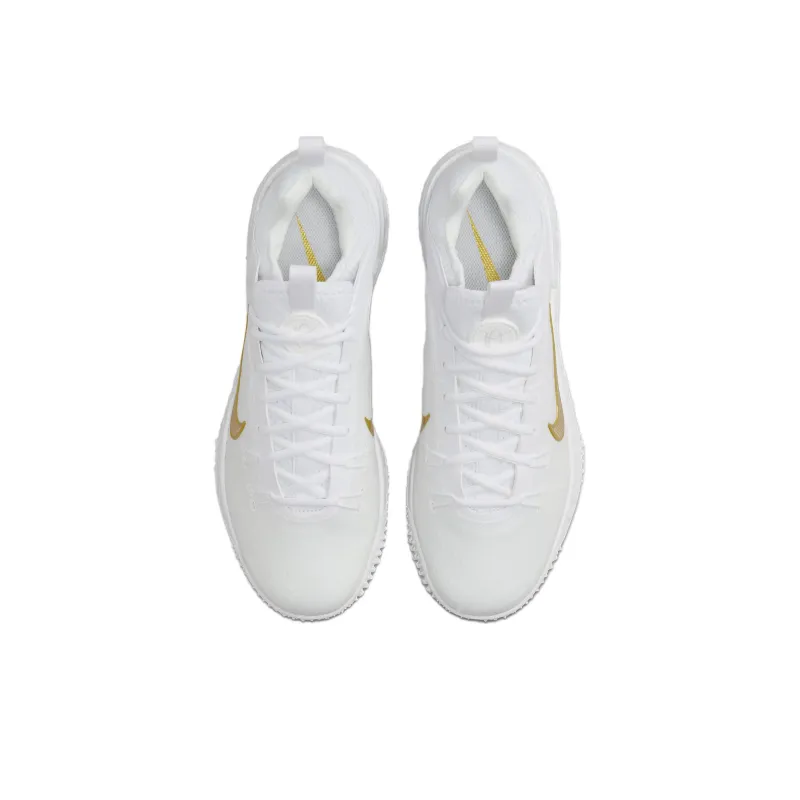 Nike Huarache 9 Elite Tf Lax 'White Metallic Vivid Gold'-2