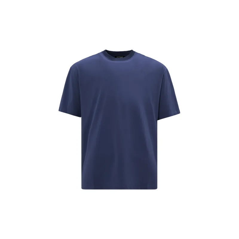 MT99 Short Sleeved T Shirts Casual Loose Fit Minimalist Style Men's Premium Solid Color-22