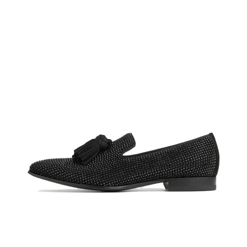 Jimmy Choo Foxley Crystal-embellished Suede Slippers-0