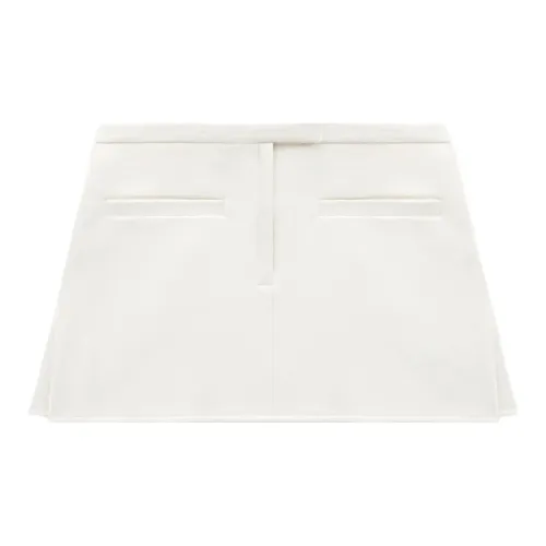 COURREGES Casual Short Skirts Women's Classic White