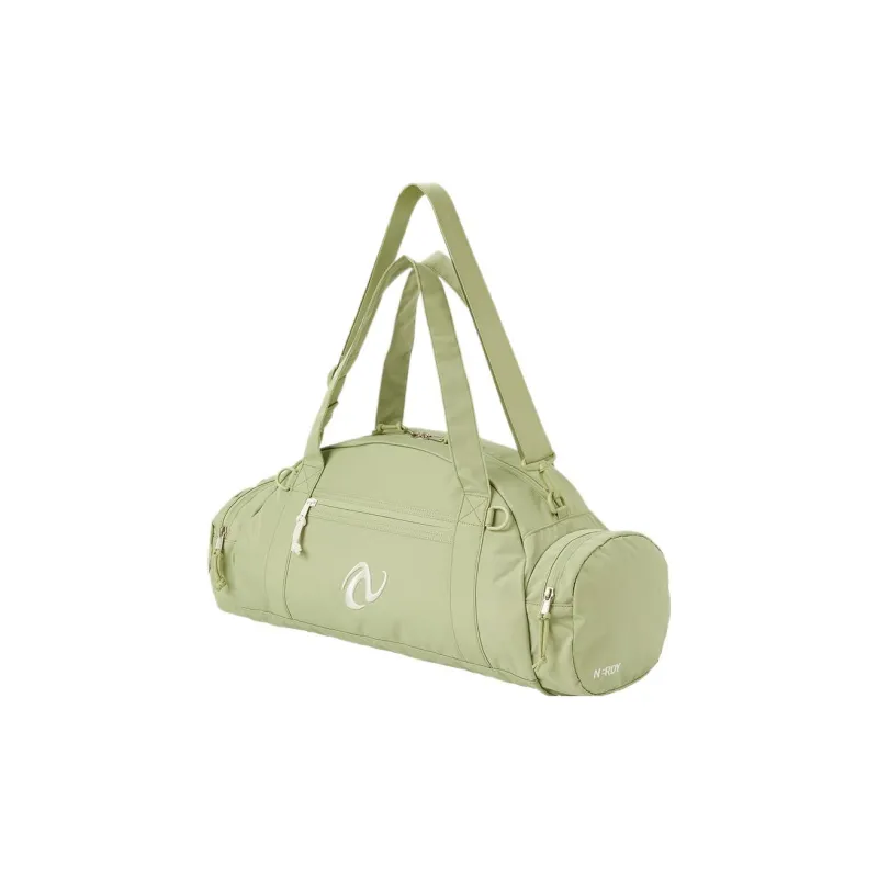 NERDY Polyester Travel Bag Regular Unisex Green/Light Gray-1