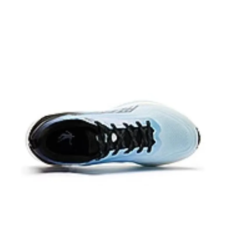 QIAODAN BOOM PRO Cushioning Wear Resistant Low Top Running Shoes Men's Black Blue-3