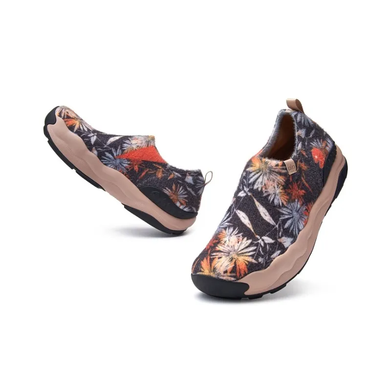 U.IN Painted Travel Shoes Toledo 11 Floral Collection Casual Shoes Unisex-19