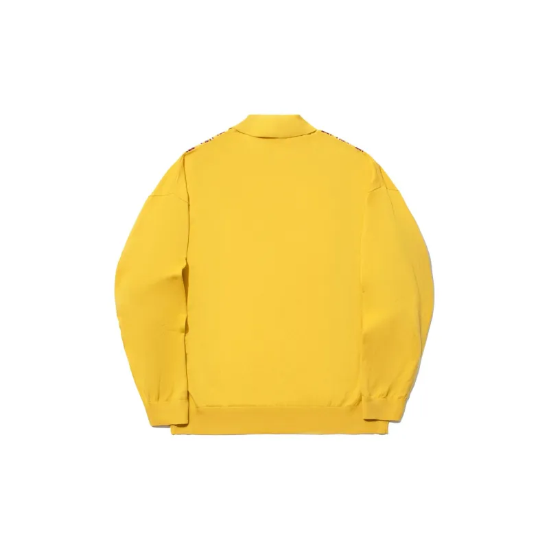 LiNing x LIXIAOLONG LIANMINGKUAN Knitwear Unisex Sienna Yellow-1