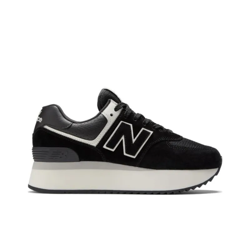 New Balance 574 Plus Black Women's-1