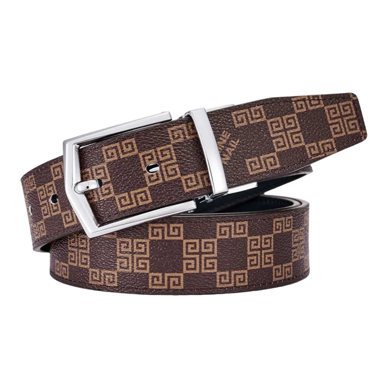 NINE NAIL Leather Belts Men-4