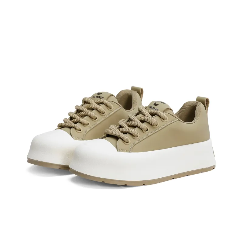 C°BANNER Hook-and-Loop Low-Top Casual Shoes Women's-37