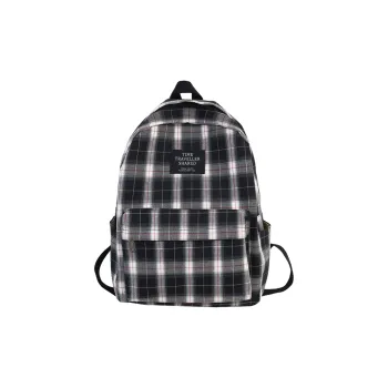 UNITE STAR Canvas Backpack Regular Women's Black/White