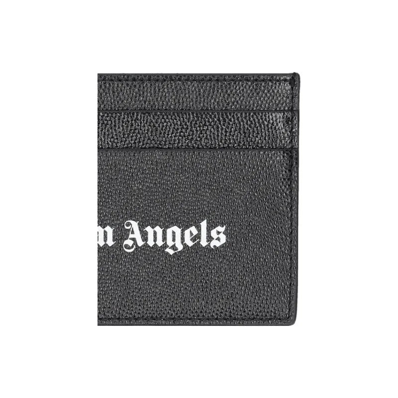 PALM ANGELS Gothic Logo print Cardholder-3