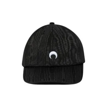 Marine Serre Polyester Baseball Caps Women's Black