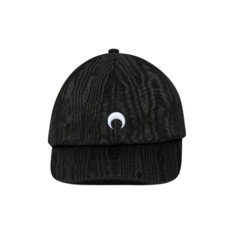 Marine Serre Polyester Baseball Caps Women's Black-0