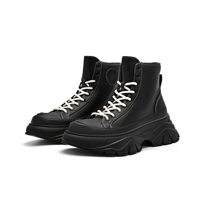 PEDRO Super Cool Collection Cushioning Wear-Resistant High-Top Chunky Sneakers Men's-1