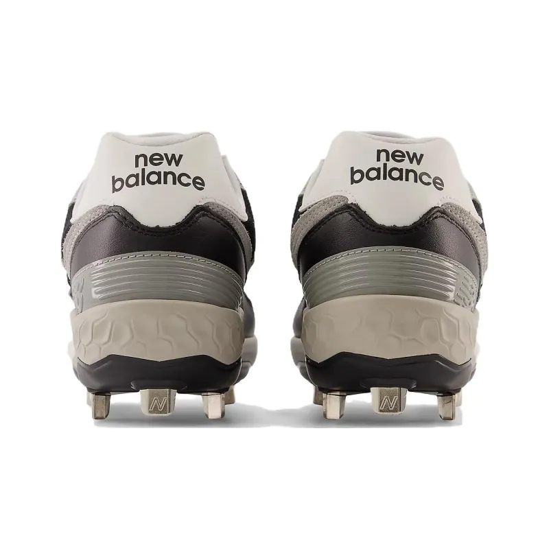 New Balance NB Fresh Foam X 574 Abrasion Resistant Breathable Low Top Training Shoes Unisex Black-4