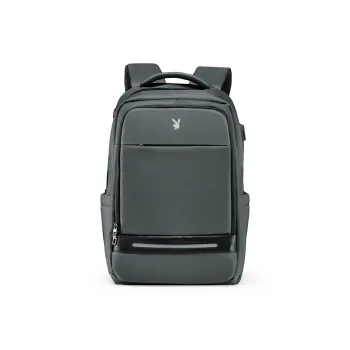 Playboy Fabric Backpack Men's Gray