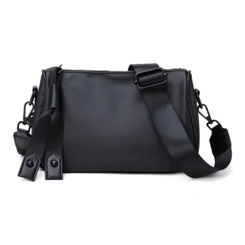 RUIGOR Nylon Messenger Bag Crossbody Bags Unisex Black