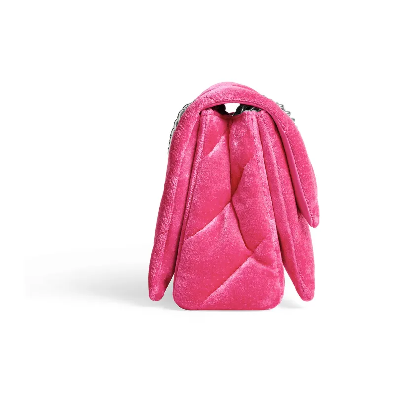 Balenciaga Nylon Crossbody Bag Shoulder Bag Small Size Women's Bright Pink-3