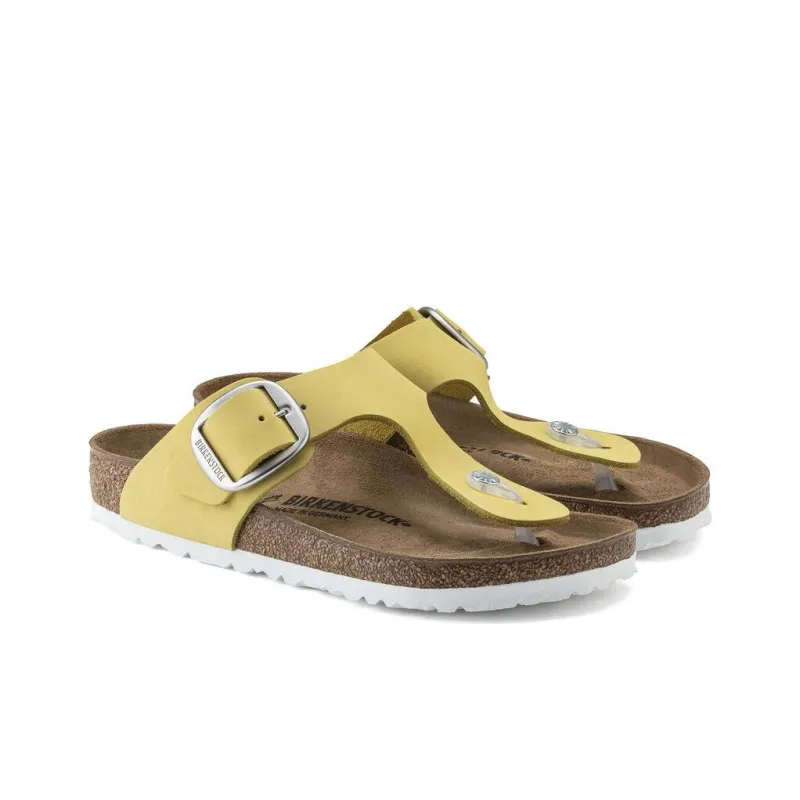Birkenstock Abrasion Resistant Slip Resistant Flip Flops Women's Yellow Narrow-2