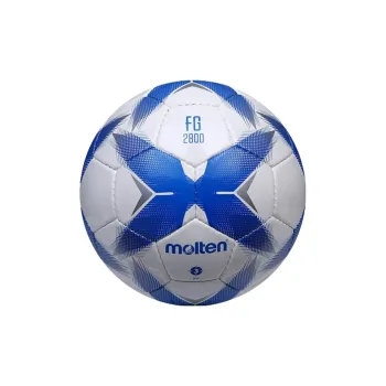 Molten Size 3 Soccer PU Hand-Stitched Soccer Ball Kids' Silver Blue