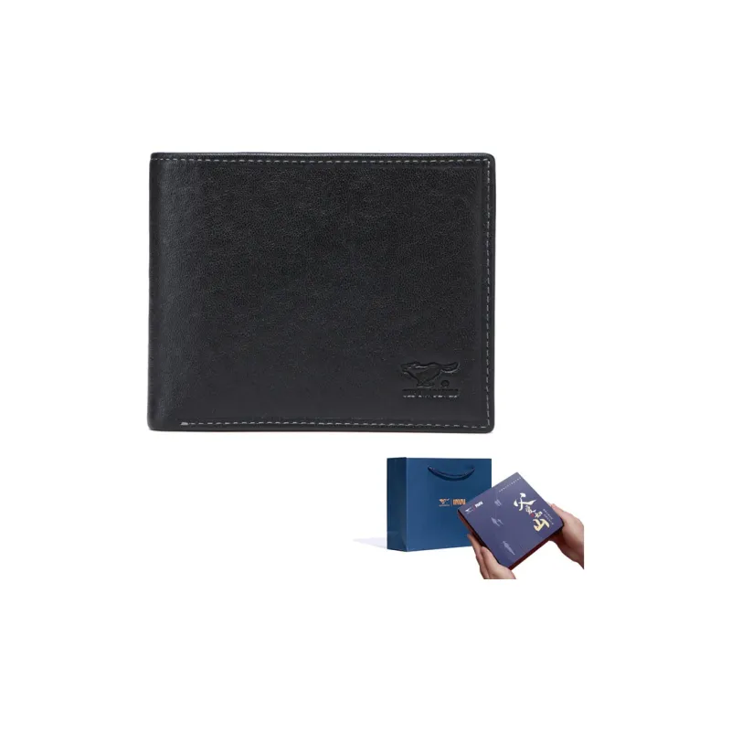 SEPTWOLVES Top Grain Cow Leather Wallet Regular Men's Black-10