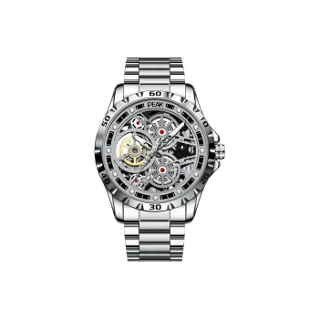 PEAK Pioneer Collection Gift Box Set Automatic Mechanical Movement Watch Men's Watches Cut-Out Dial