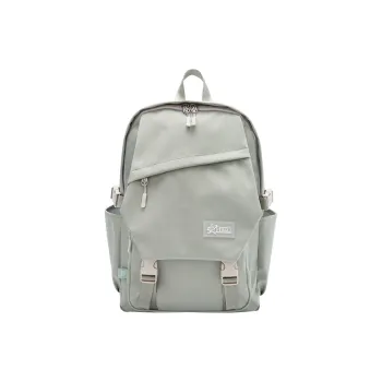 SEM/R Polyester Laptop Backpack Large Size Unisex Gray-green Tones/cream/black