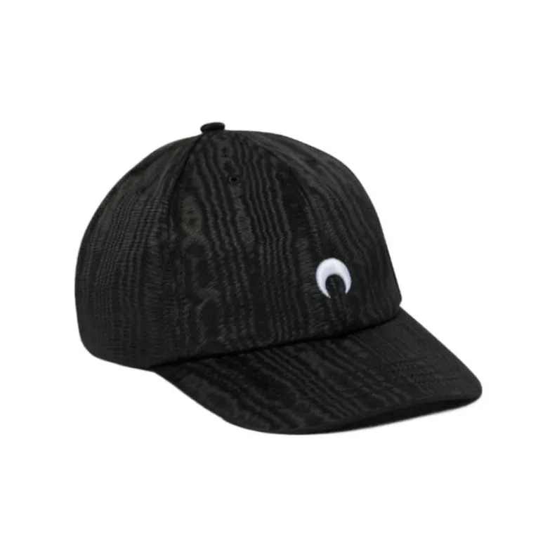 Marine Serre Polyester Baseball Caps Women's Black-1