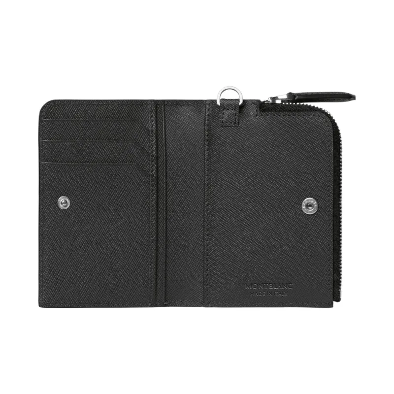MONTBLANC Leather Wallet Unisex Black-5