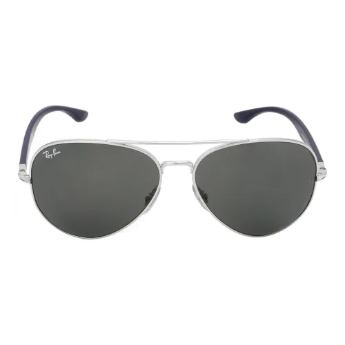 RayBan Irregular Shape Sunglasses Unisex Black