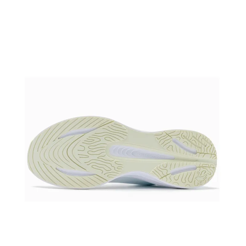 QIAODAN Cushioning Wear Resistant Low Top Super Light Q COZY SOFT Sprint Running Shoes Women's White Blue-4