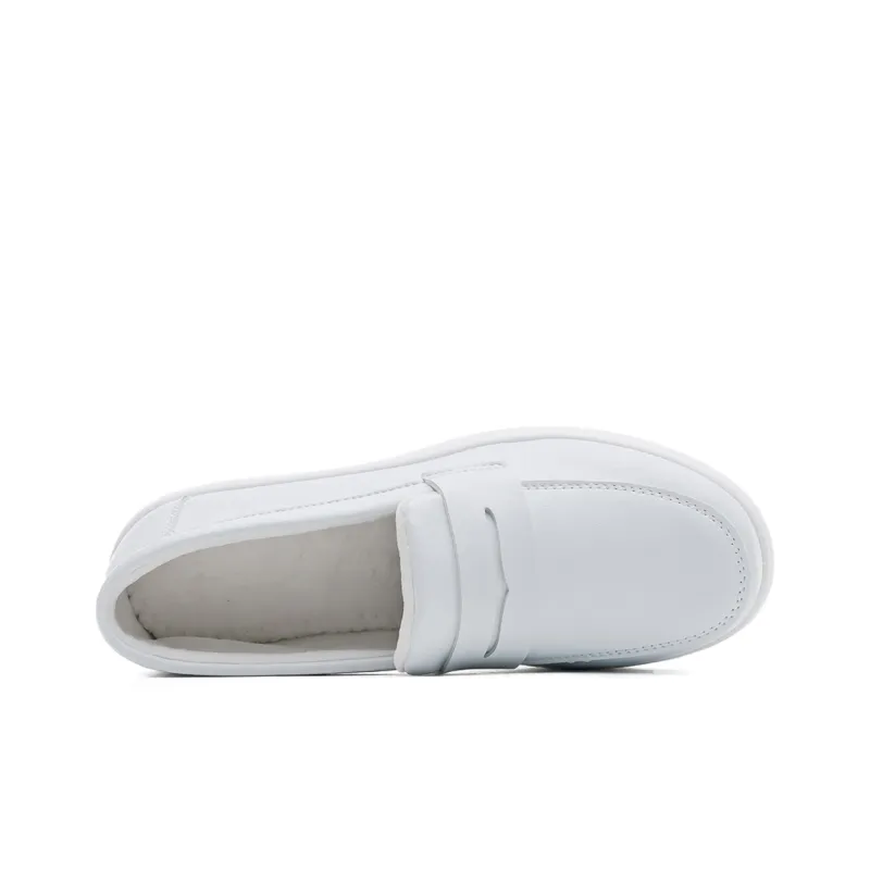 Warrior Nurse Shoes Non-slip Lightweight Low-Top Casual Shoes Women's White-3