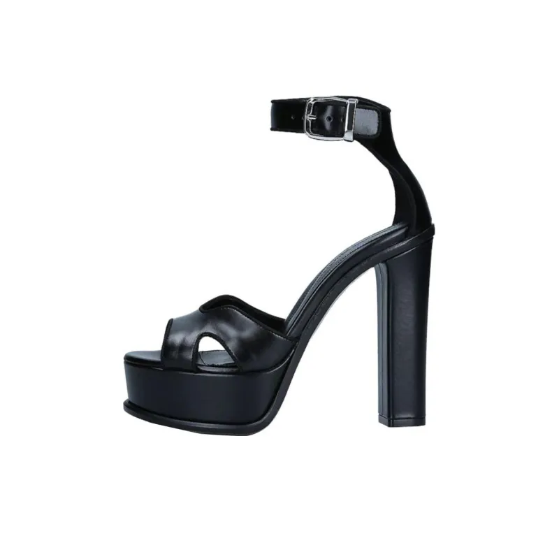 Alexander McQueen Butterfly Strap Platform Sandals Women's-0
