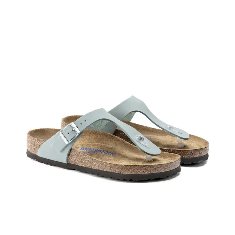 Birkenstock Flip Flops Women's Sky Blue Narrow Fit-2