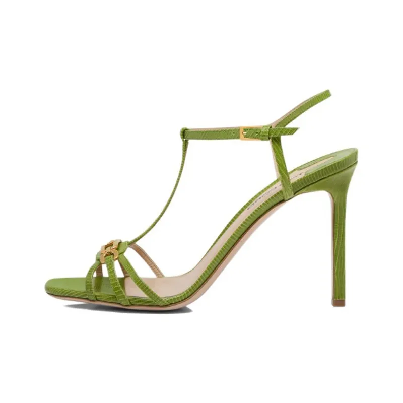 TOM FORD One Strap Sandals 10.5cm Women's Green-0
