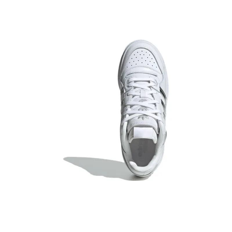 Adidas Originals FORUM Slip Resistant Cushioning Low Top Skateboard Shoes Unisex White-4