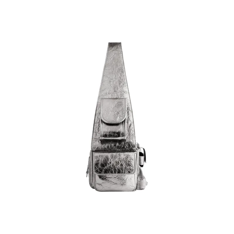 Balenciaga Women'ss Superbusy Xs Sling Bag Silver-2