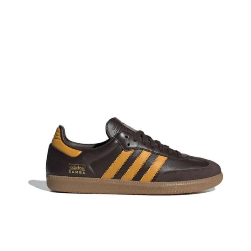 Adidas Samba Og 'Dark Brown Yellow'-1