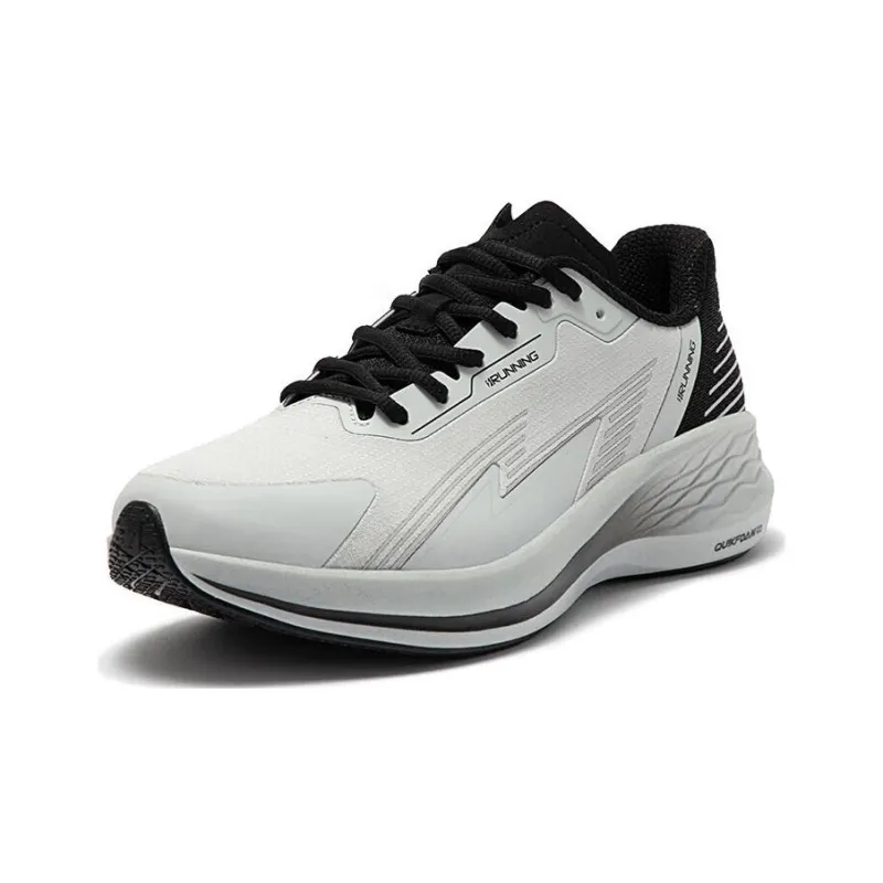 361° Flying Wing Durable Breathable Low Top Running Shoes Men's Gray Black-2