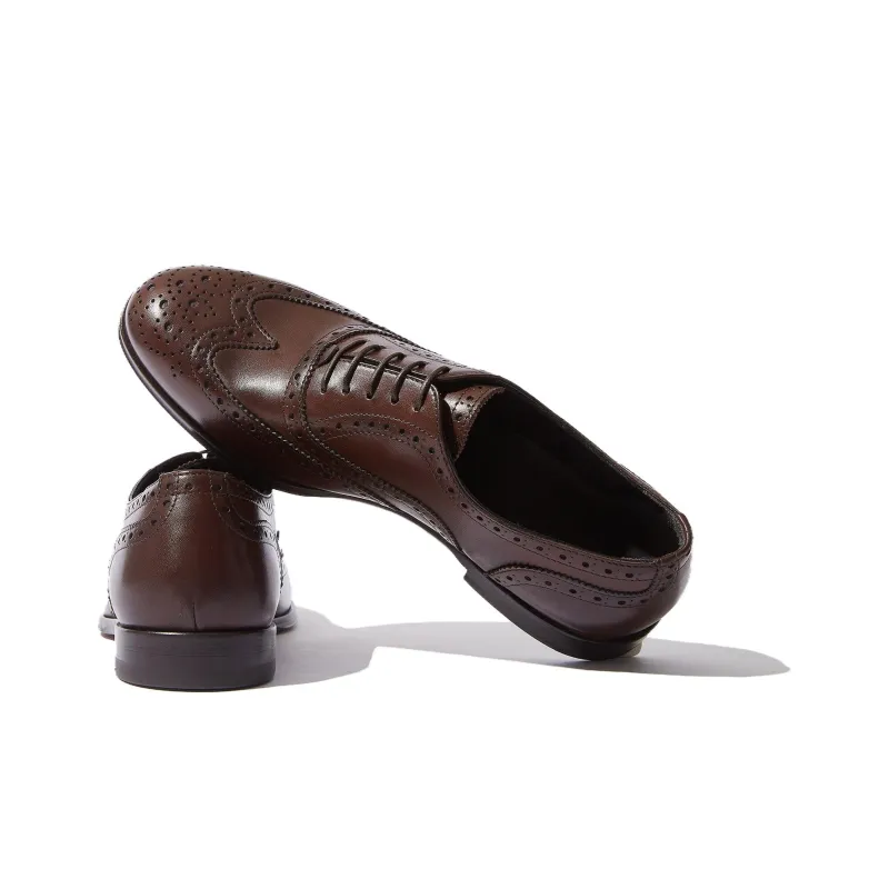 SCAROSSO Judy Round Toe Lace Up Brogues Women's-4