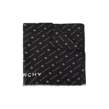 Givenchy Signature 4G-jacquard Fringed Scarf
