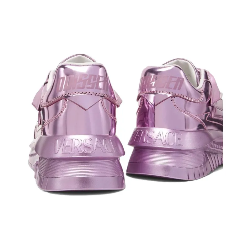 VERSACE Odissea Low Top Casual Shoes Women's Purple-3