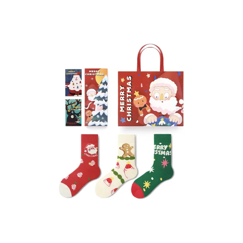 Primeet Mid Calf Socks Box 3 Pack Unisex-7